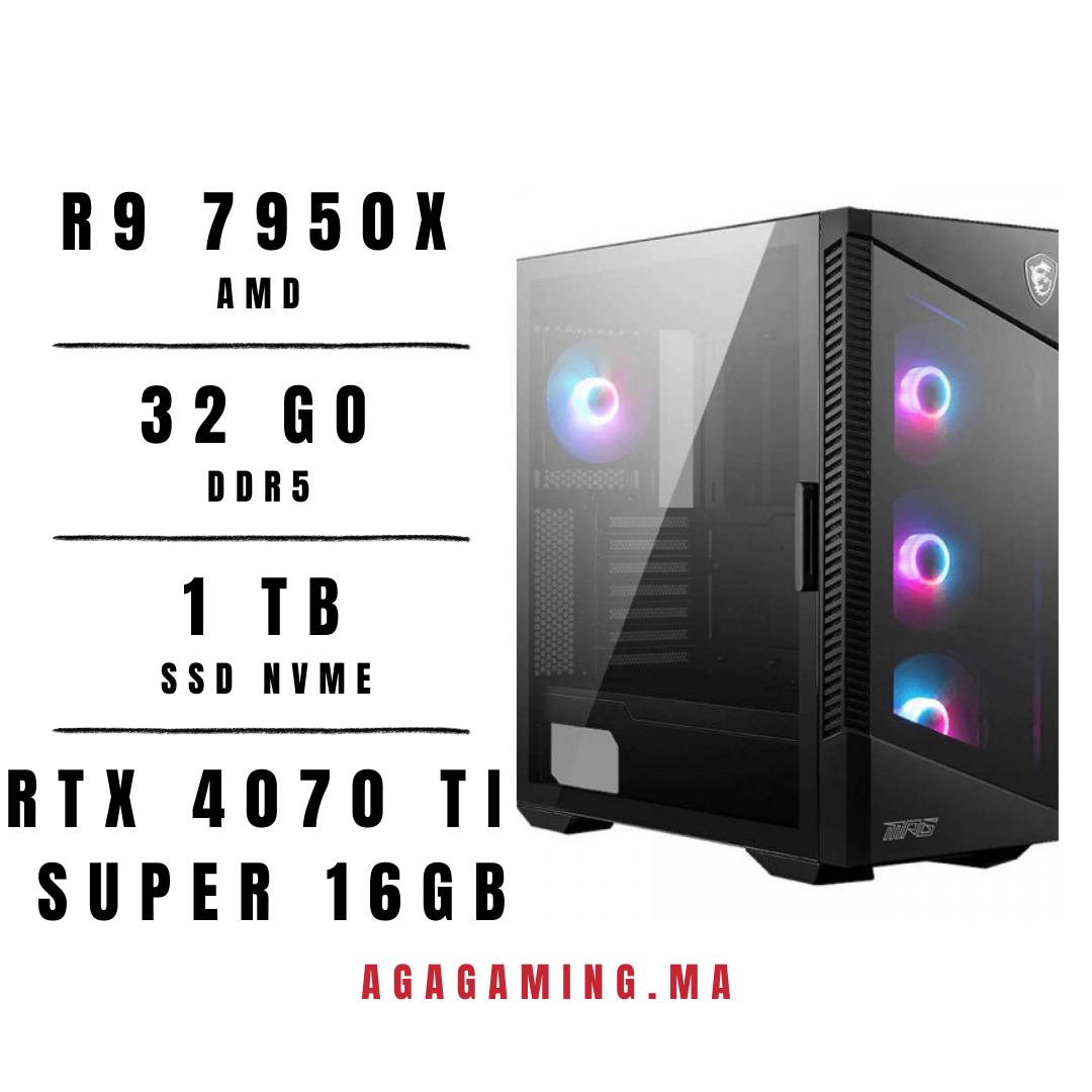 PC Gamer Ryzen 9 7950x/ RTX 4070 TI Super PC Gamer Ryzen 9 7950x/ RTX 4070 TI Super
